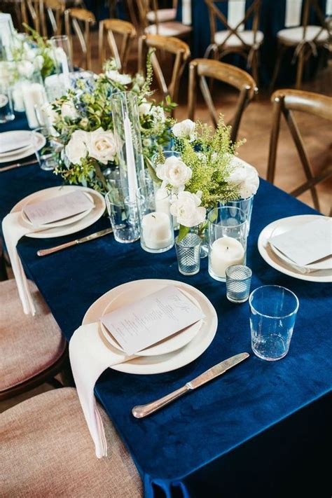 Royal Blue Table Set