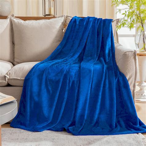 Royal Blue Throw For Sofa