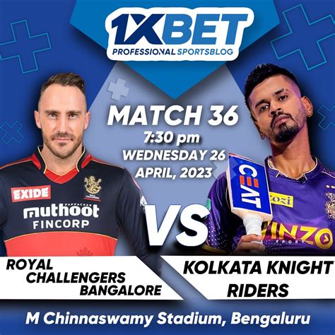 royal challengers vs knight riders