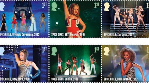 royal mail spice girl stamps