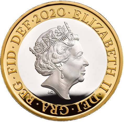 royal mint issued 2 pounds