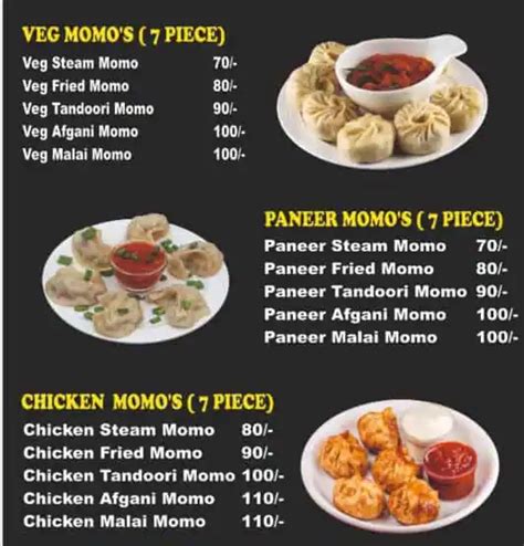royal momo menu