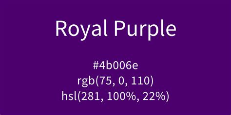 royal purple color code hsl