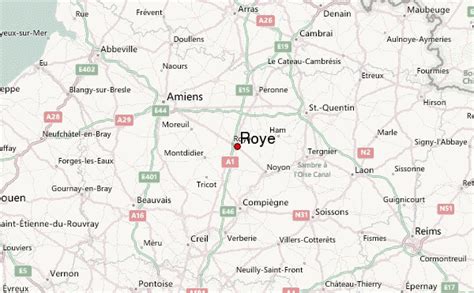 CARTE ROYE cartes de Roye 80700