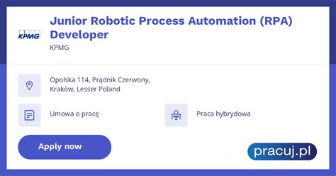 rpa developer kpmg