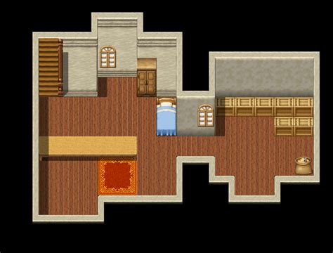 Rpg Maker Modern Bedroom Tileset Rpg maker, Rpg maker vx