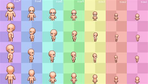 rpg maker sprite sheet template