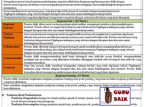 rpp 1 lembar bahasa inggris kelas 9