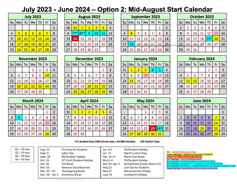 Rpsb School Calendar 24-25