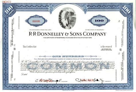 rr donnelley and sons stock