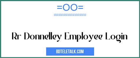 rr donnelley hr express login