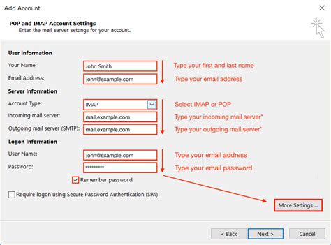 rr.com email settings for outlook