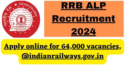 rrb alp recruitment 2024 apply online