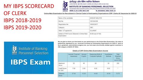 rrb score card 2018 download