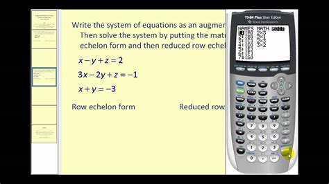 rref calculator with augmented matrix