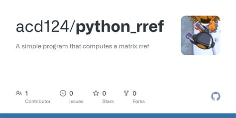 rref function python