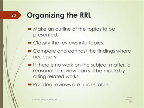 rrl meaning in research writing