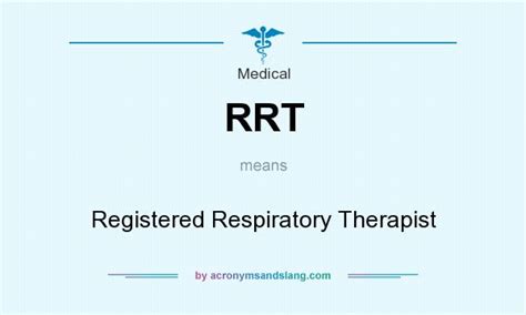 rrt meaning in medical