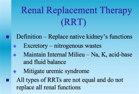 rrt medical abbreviation kidney