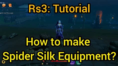 rs3 spider silk armor