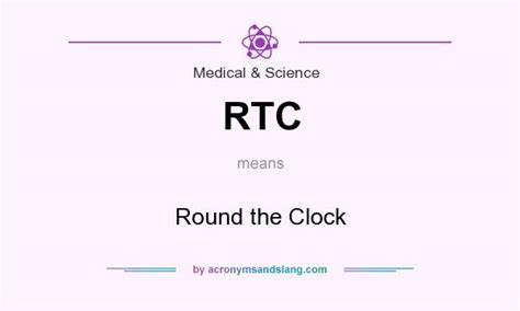rtc means what in medical terms