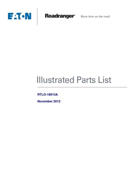 rtlo 18913a parts list
