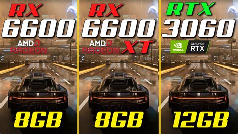 rtx 3060 8gb vs rx 6600 8gb