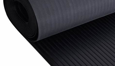 Anti slip anti fatigue black color 4 x 6 cow rubber flooring mats for