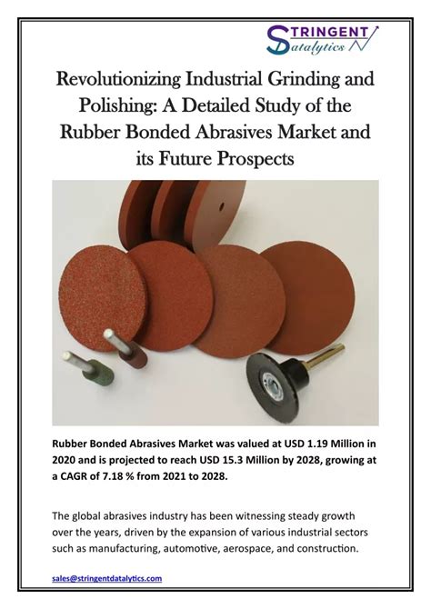 Rubber Abrasives Ppt