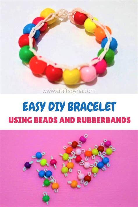 Rubber Band Bead Bracelet Tutorial