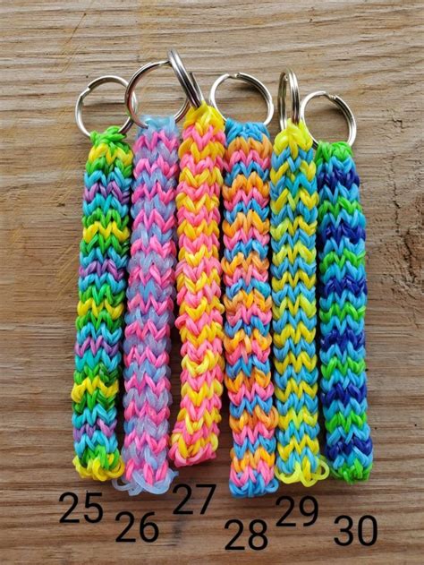 Rubber Band Keychains