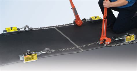 rubber belt splicing tool