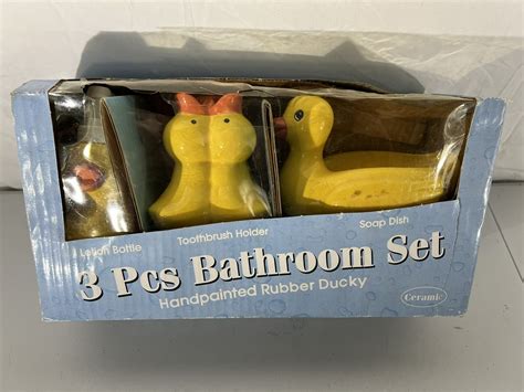 Rubber Duck Bathroom Set