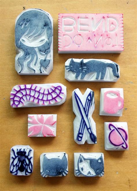 Rubber Eraser Stamp