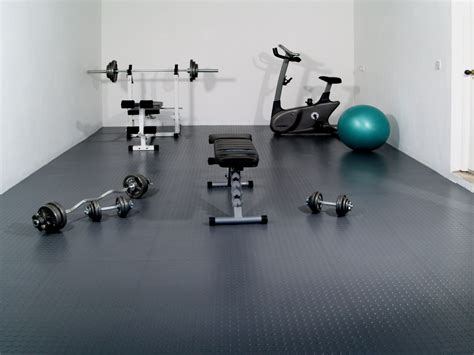 rubber fitness room flooring