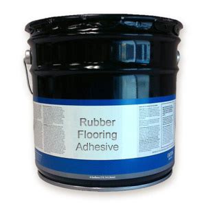 rubber gym floor adhesive