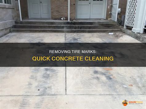 Rubber Marks Off Concrete