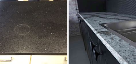 Rubber Marks On Quartz