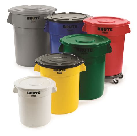 rubber trash containers
