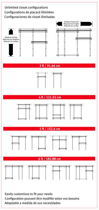 Rubbermaid Shelf Bracket Spacing