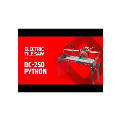 Rubi DC250 1200 Python Wet Saw 110v Landscaping Kit With Side