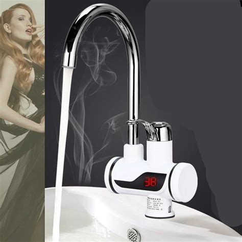 rubinetto miscelatore elettrico spina caldaia acqua calda con display