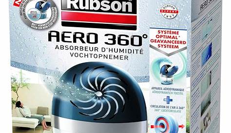 Rubson Aero 360 Avis Absorbeur D'Humidité RUBSON ° + 5 Recharges Tabs