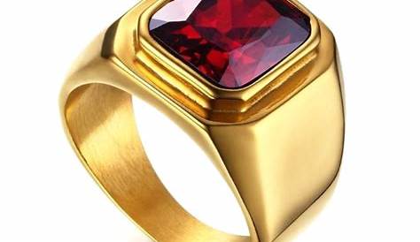 Ruby Ring Design In Gold For Man Pin On EROCKIN' RINGS I WANT