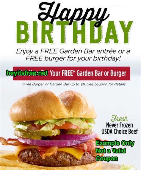 Ruby Tuesday Birthday Freebie • Hey, It's Free!