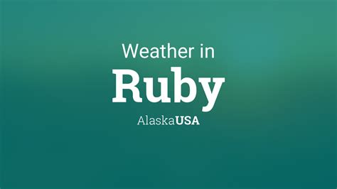 Ruby Alaska Weather