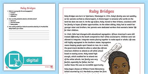 Currently - Ruby Bridges Story Pdf