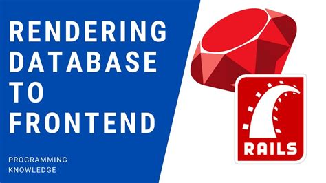 ruby on rails database tutorial
