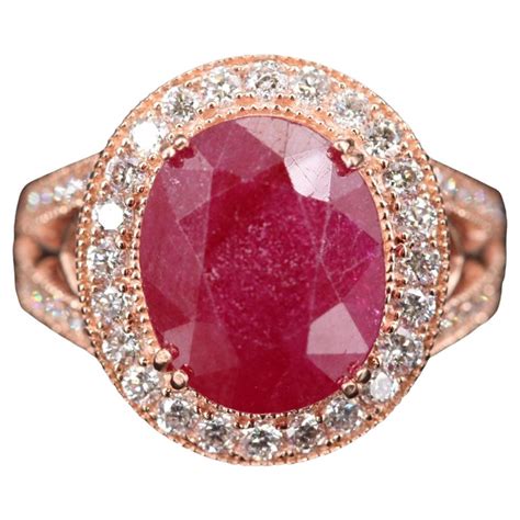 Ruby Rose Gold Wedding Ring