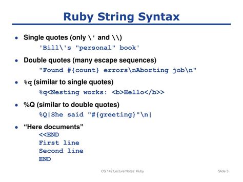 ruby syntax example